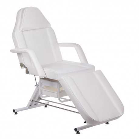 BW-262A Fotel kosmetyczny z kuwetami Biały